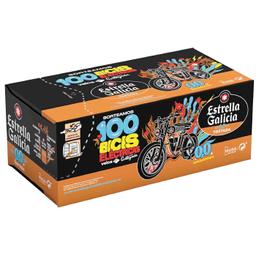 Cerveza 0,0 tostada estrella galicia, pack lata 10x33 cl
