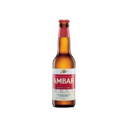 AMBAR Cerveza sin gluten AMBAR botella de 33 cl