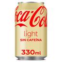 Refresco de cola light sin cafeína Coca-Cola lata 33 cl