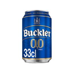 BUCKLER Cerveza sin alcohol (0,0% Vol.) lata de 33 cl