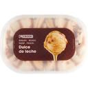 Helado de dulce de leche eroski, tarrina 900 ml