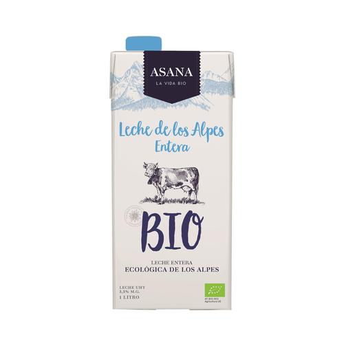 ASANA Leche de los Alpes entera ecológico 1 l
