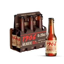 Cerveza ESTRELLA GALICIA 1906 Reserva Especial botellín pack 6x20 cl