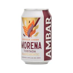 AMBAR Cerveza morena lata de 33 cl