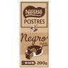 Chocolate negro NESTLE Postres tableta 200 g