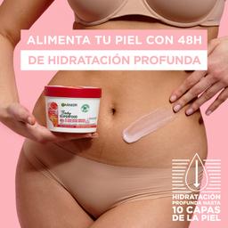 Crema Corporal Garnier 380Ml Con Sandia Y Ácido Hialurónico Piel Deshidratada