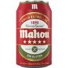 Cerveza sin gluten mahou, lata 33 cl