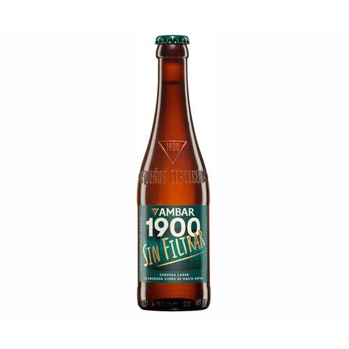AMBAR Cerveza 1900 son filtrar 33 cl