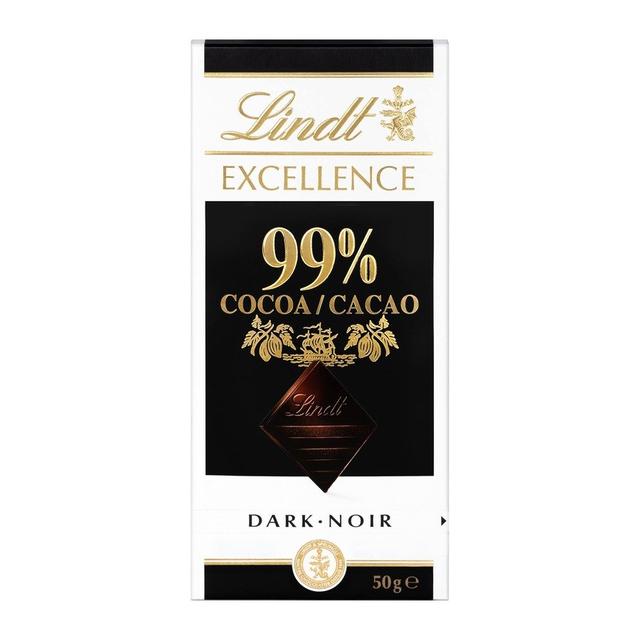 Chocolate negro LINDT Excellence 99% cacao tableta 50 g