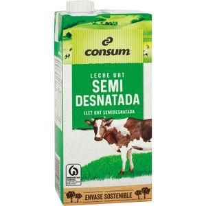 Leche Semidesnatada. Brik