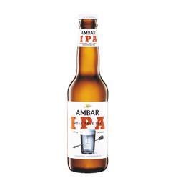 Cerveza Ambar Indian Pale Ale botella 33 cl