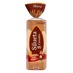 Pan molde integral con 8 cereales y semillas Bimbo Silueta 600 g