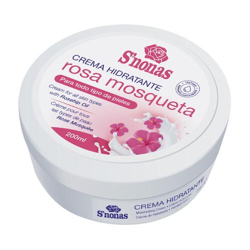 S´NONAS Crema hidratante con rosa Mosqueta para todo tipo de pieles S´NONAS 200 ml