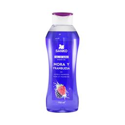 SANKO Gel de baño o ducha con extracto de mora y frambuesa SANKO 750 ml