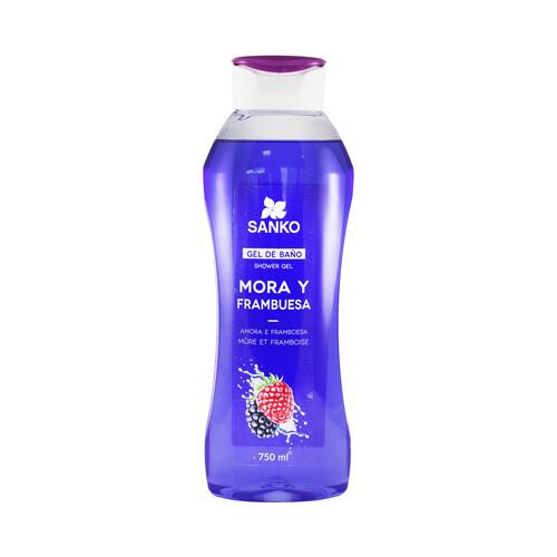 SANKO Gel de baño o ducha con extracto de mora y frambuesa SANKO 750 ml