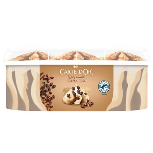 CARTE D´OR Les desseerts Tarrina de helado vainilla y café con salsa de chocolate 825 ml
