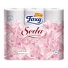 FOXY Seda  Papel higiénico con ph neutro y aroma a talco 9 rollos