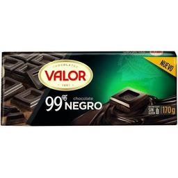 Chocolate negro 99% valor, tableta 170 g