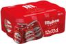 Cerveza rubia especial Mahou 5 Estrellas pack 12 latas 33cl