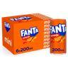 Refresco naranja Fanta mini lata 20cl pack 6