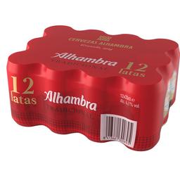 ALHAMBRA Tradicional Cerveza pack 12 latas x 33 cl