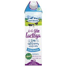 Leche semidesnatada Central Lechera Asturiana sin lactosa brik 1 l