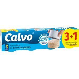 Atún Claro Aceite Girasol Pack 3+1