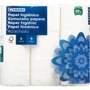 Papel higiénico acolchado eroski, paquete 9 rollos