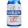 Cerveza sin alcohol aurum, lata 33 cl