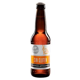 Cerveza artesana Carrefour Sensation sin gluten botella 33 cl
