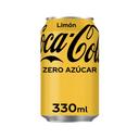 Coca Cola zero azúcar sabor limón lata 33 cl