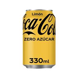 COCA COLA ZERO  Bebida refrescante cola con limón, lata  33 cl