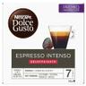 Café cápsulas Nescafé DOLCE GUSTO descafeinado espresso intenso 16 uds. 99 g