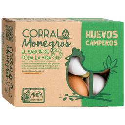 CORRAL DE MONEGROS Huevos de gallinas camperas clase M-L y cat. A 12 uds
