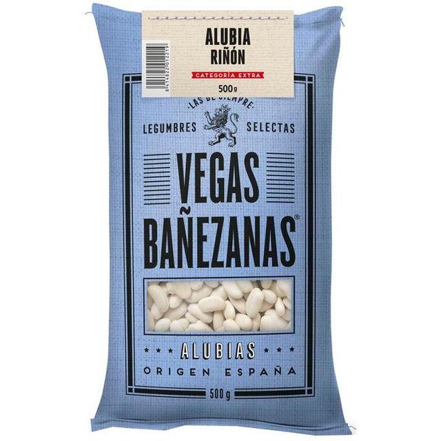 Alubia blanca planchada vegas bañezanas, saco 500 g