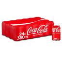 COCA COLA Refresco de cola pack 24 latas de 33 cl