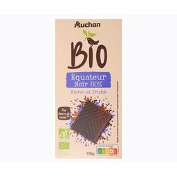 ALCAMPO ECOLÓGICO Chocolate negro (80% cacao) ecológico con sabor frutal y afrutado 100 g