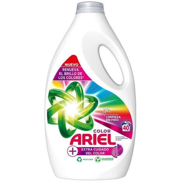 Detergente líquido color ariel, garrafa 40 dosis