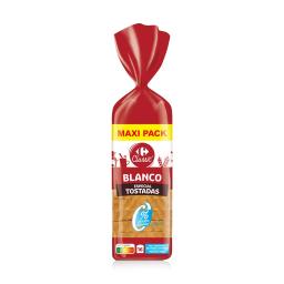Pan de molde para tostadas Carrefour Classic sin azúcares añadidos 820 g