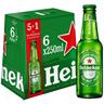 Cerveza holandesa heineken, pack botellín 6x25 cl