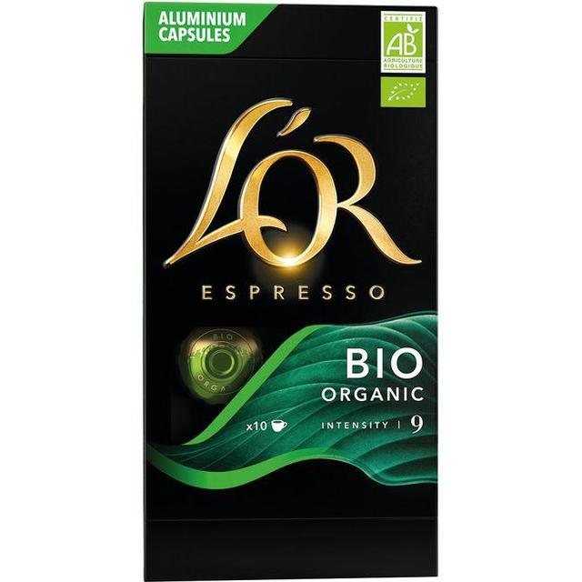 Café espresso en cápsulas ecológico L'or Bio Organic 10 ud