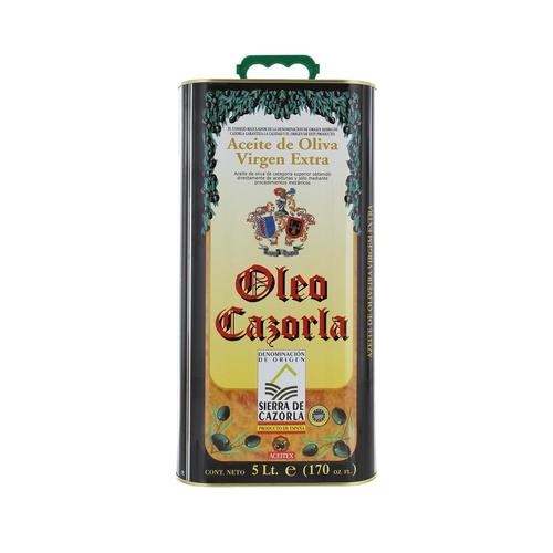 OLEO CAZORLA Aceite de oliva virgen extra D.O.P Sierra de Cazorla lata de 5 l