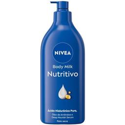 Body milk nutritivo nivea, dosificador 625 ml