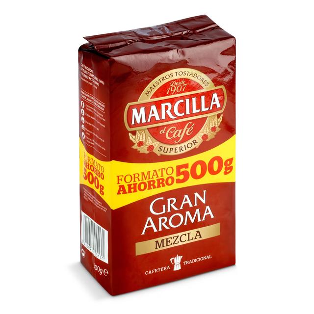 Café molido mezcla marcilla, paquete 500 g