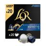 Café ristretto descafeinado en cápsulas L'Or Espresso compatible con Nespresso 20 unidades de 5,2 g