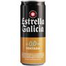 Cerveza 0,0 tostada estrella galicia, lata 33 cl