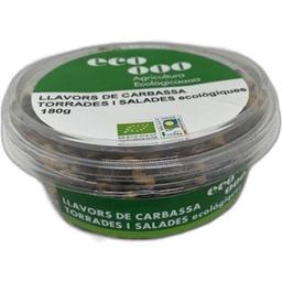 Pipas de calabaza fritas con sal eco ooo, tarrina 180 g