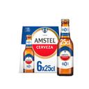 Cerveza Amstel 0,0 alcohol pack 6 botellas 25 cl
