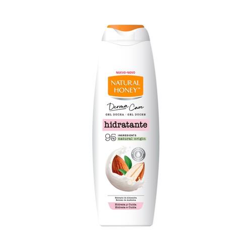 NATURAL HONEY Skin care Gel de baño o ducha hidratante con aceite de almendras dulces 650 ml