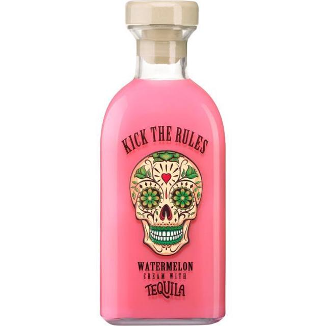 Crema de sandía con tequila 15º kick the rules, botella 70 cl